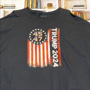 Black Trump 2024 Graphic T-Shirt